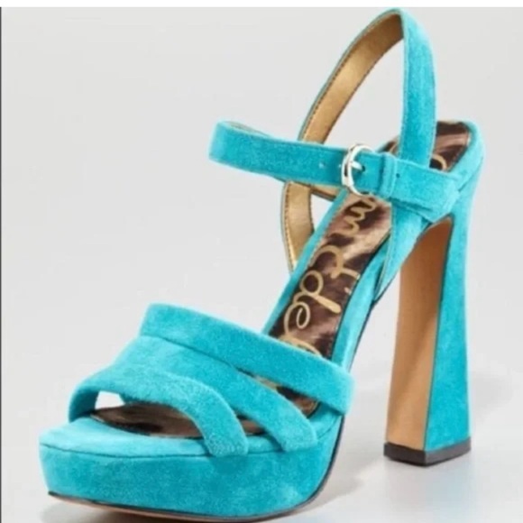 Sam Edelman Shoes - Sam Edelman Taryn Blue suede Heels